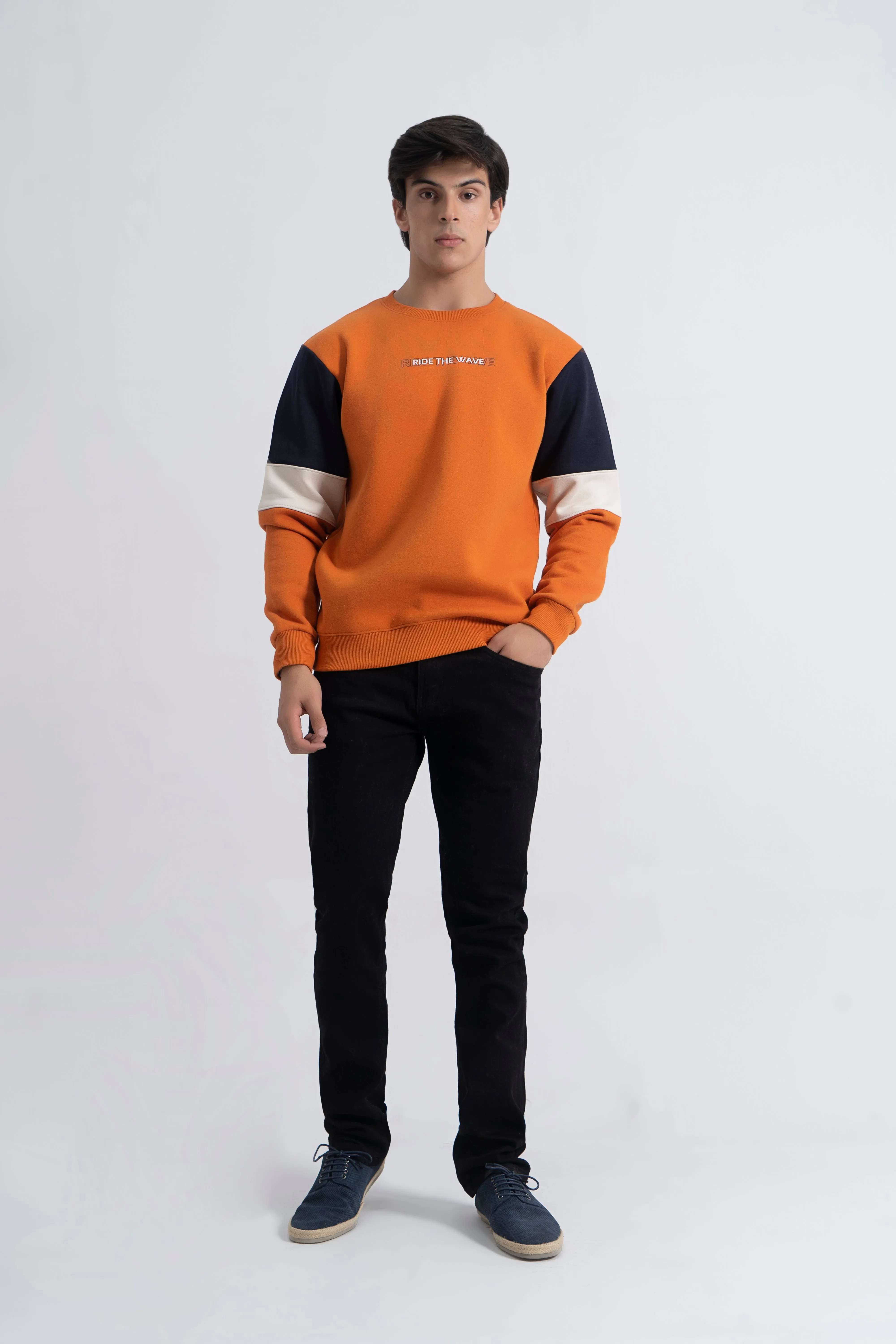 Mustard Fleece Sweatshirt