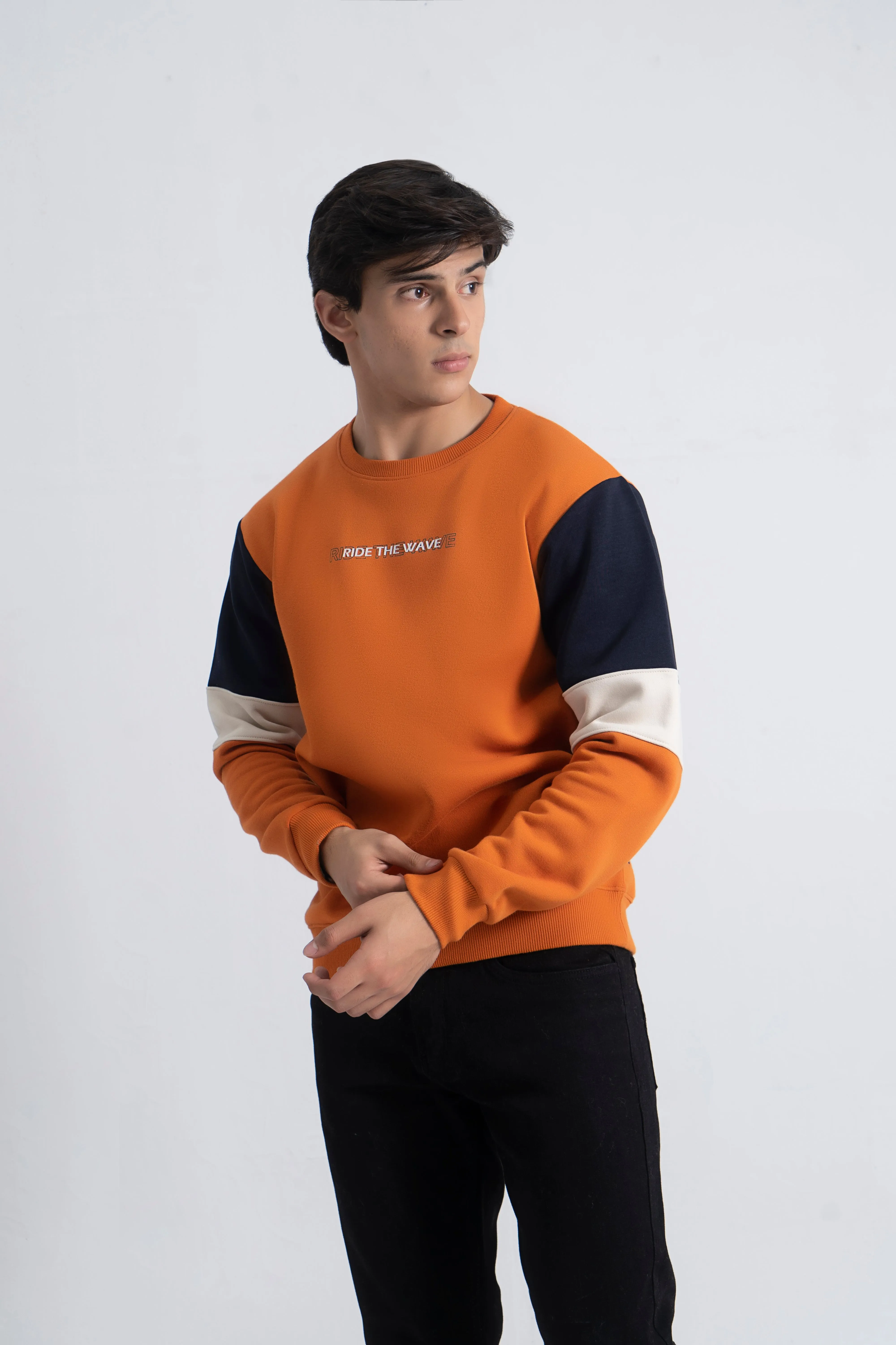 Mustard Fleece Sweatshirt