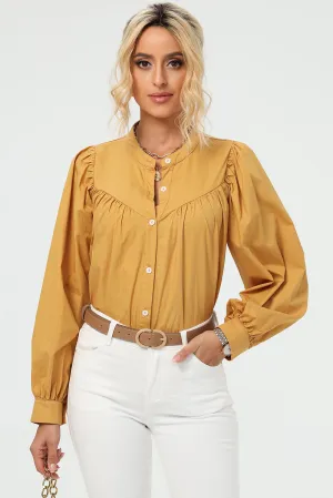 Mustard Seed Ruched Blouse