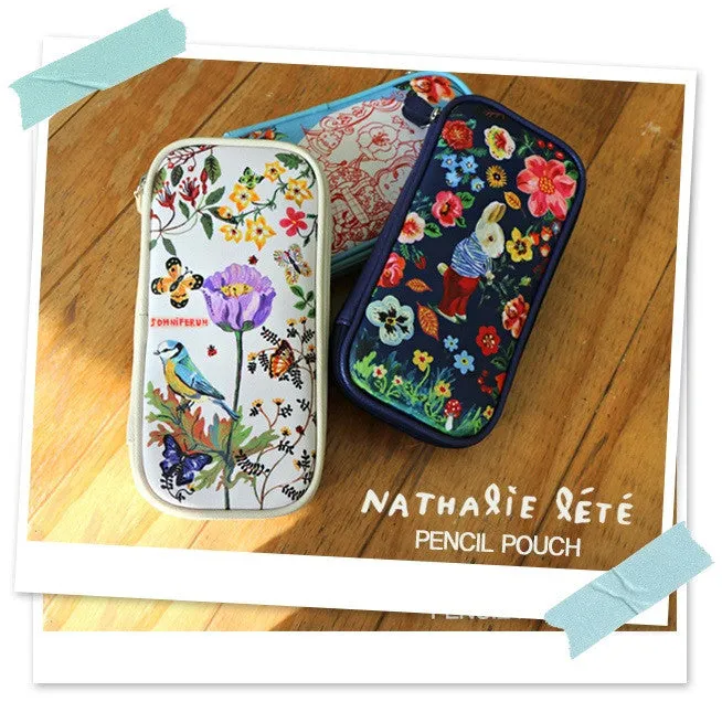Nathalie Lete Double Sided Pouch - Rabbit