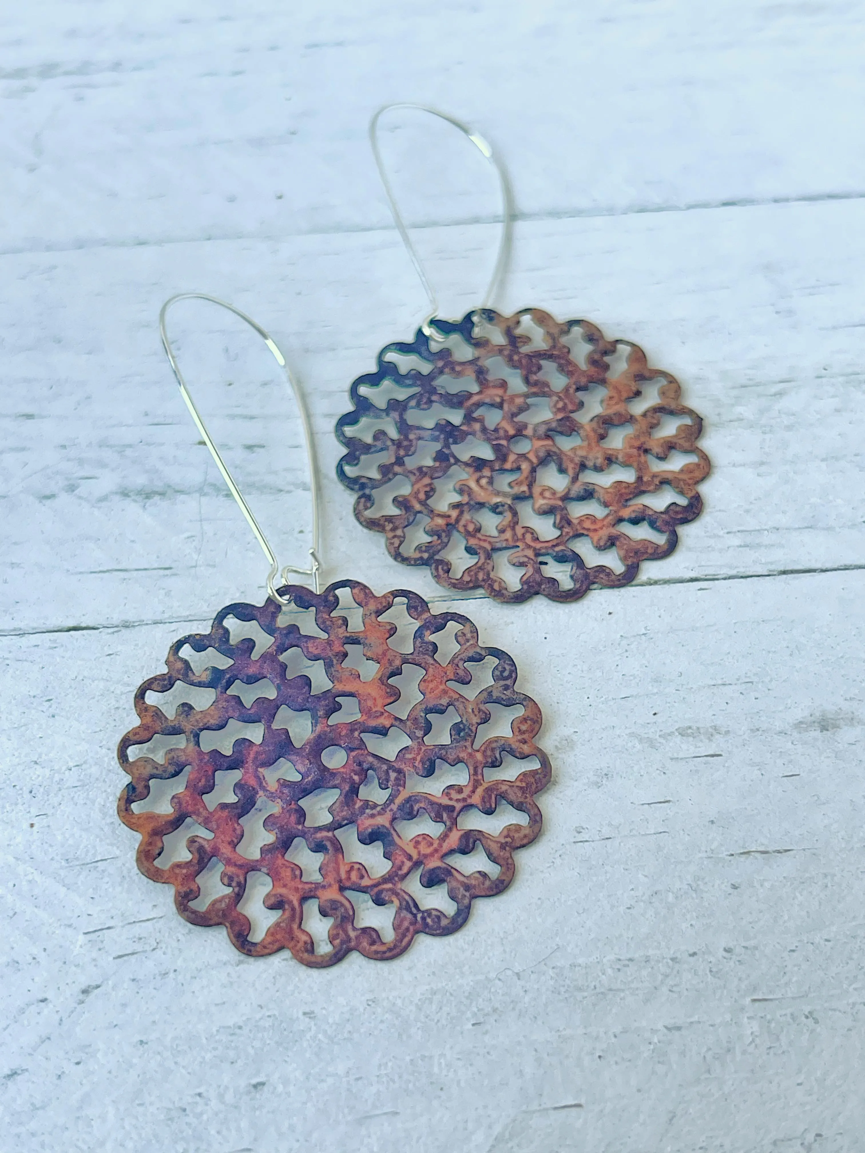 Near The Hamper Is Not In The Hamper Earrings - Rust