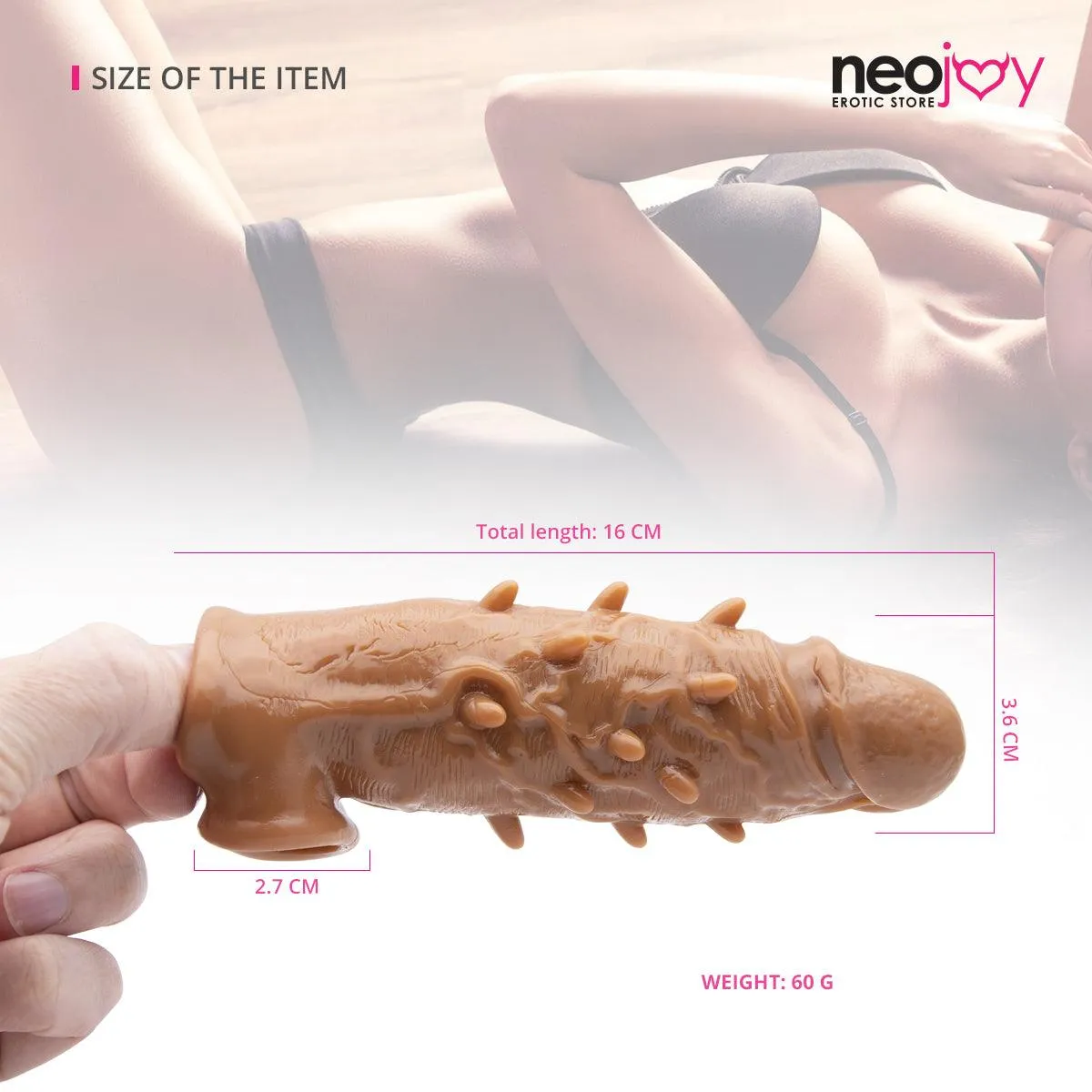 Neojoy Flesh Sleeve with Ticklers