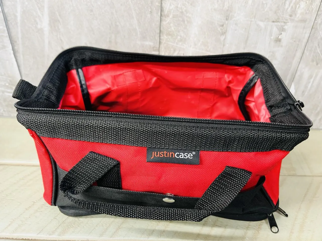 New 12-inch Tool Bag, Wide Mouth Small Tool Bag RED