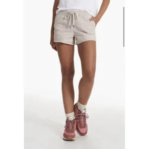 NEW $68 VUORI Shorts Womens XL Ripstop Drawcord Pockets Elastic Waist VW385