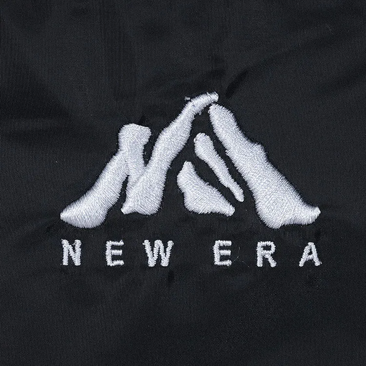 New Era Mountain Logo Black Drawstring Shoulder Bag