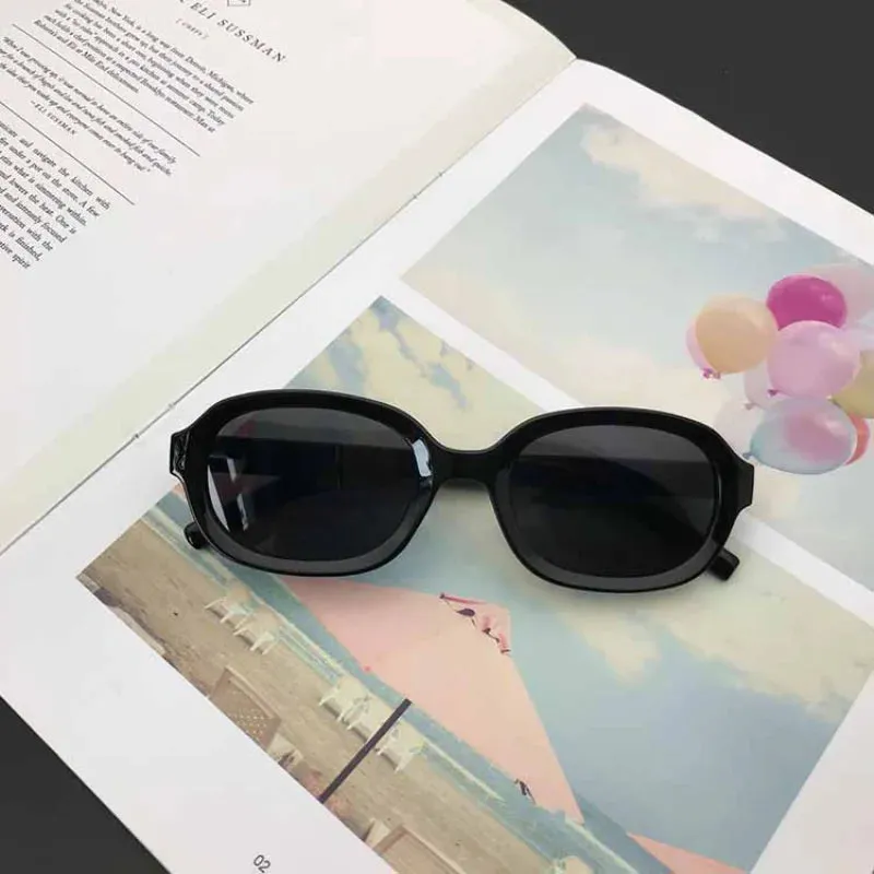 New Fashion Vintage Oval Mirror Sunglasses for Women