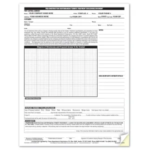New Texas PRE Construction Treatment Disclosure