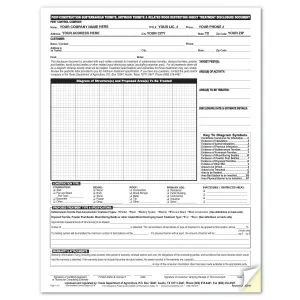 New Texas WDI POST Construction Treatment Disclosure