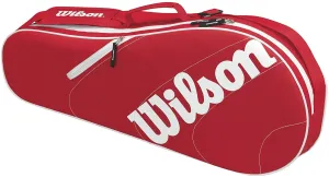 New with tags! Wilson Advantage Team Triple Bag - Red/White! Carry your best racquets in style with the Advantage 3 pack bag