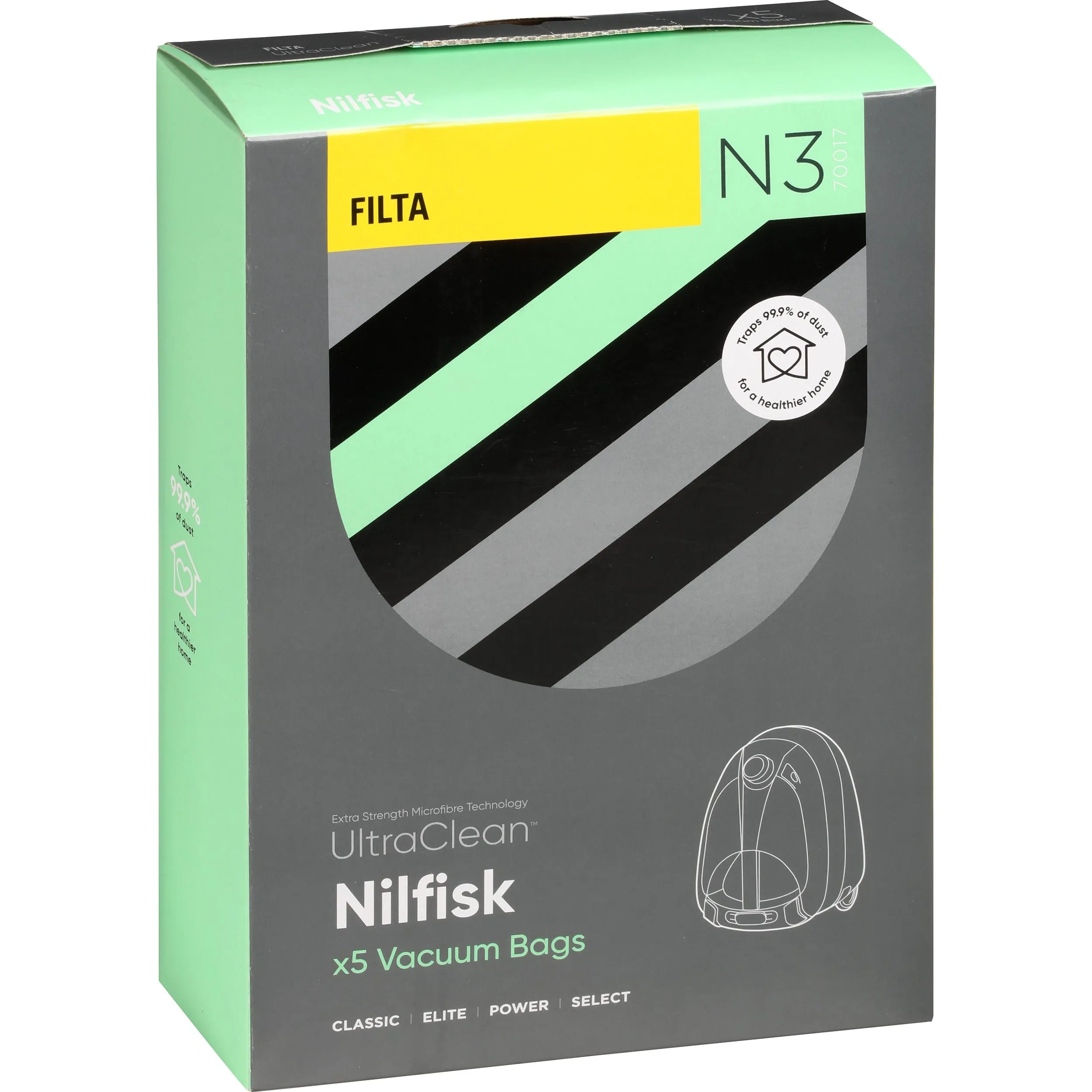Nilfisk Elite Dust Vacuum Bags (70017)