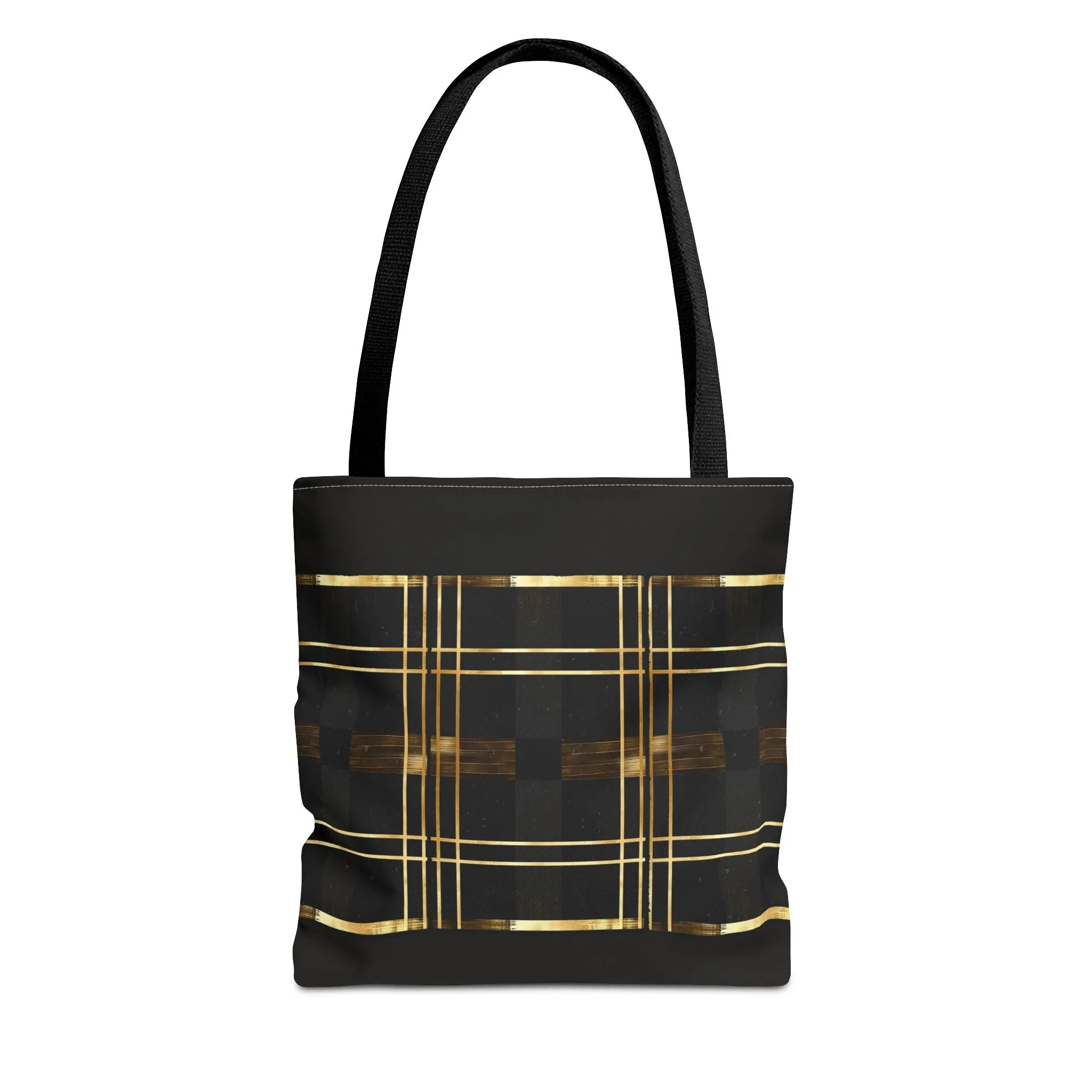 Noir & Gold Glam Tote Bag (AOP)