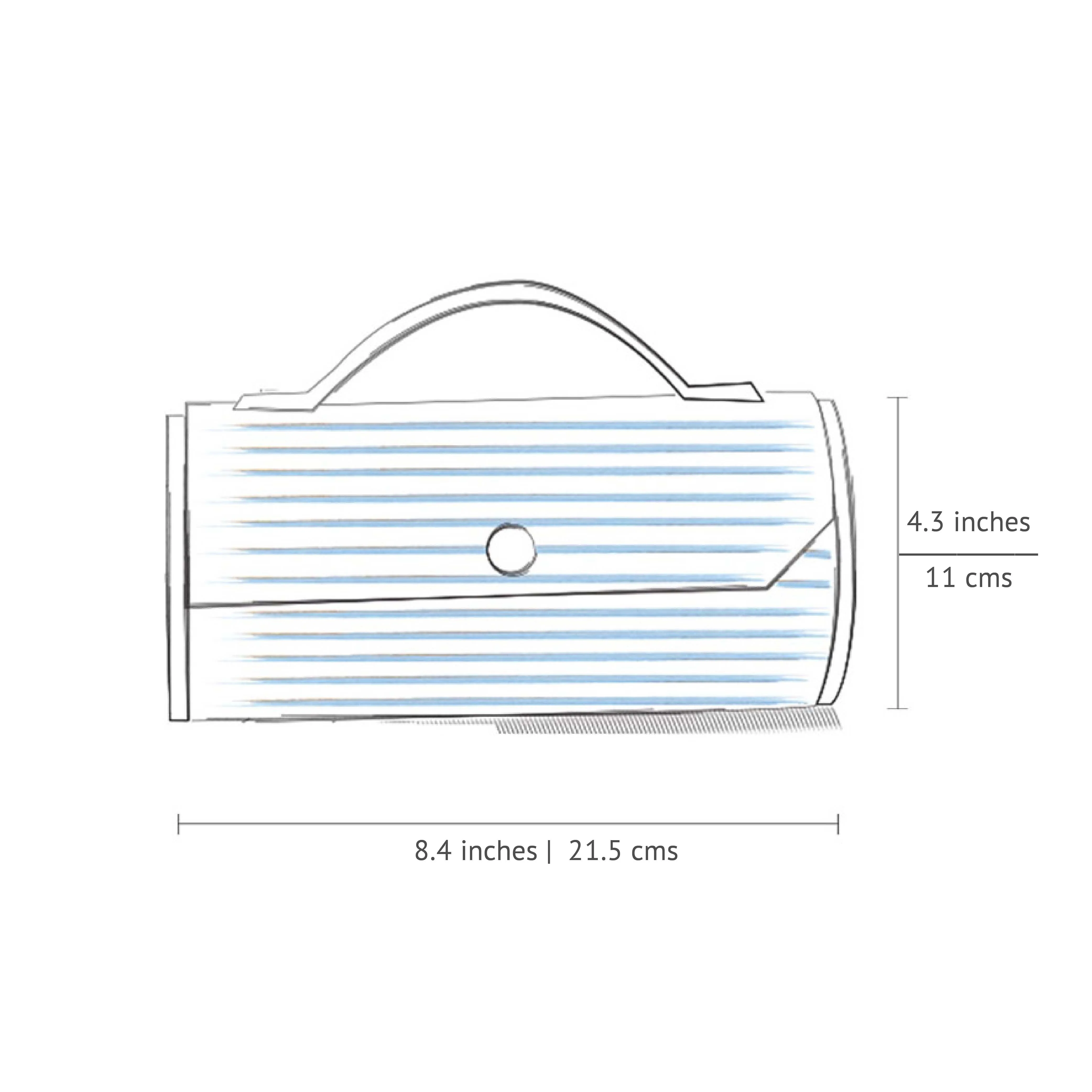 Nova & Sky Round Clutch - Changeable Sleeve