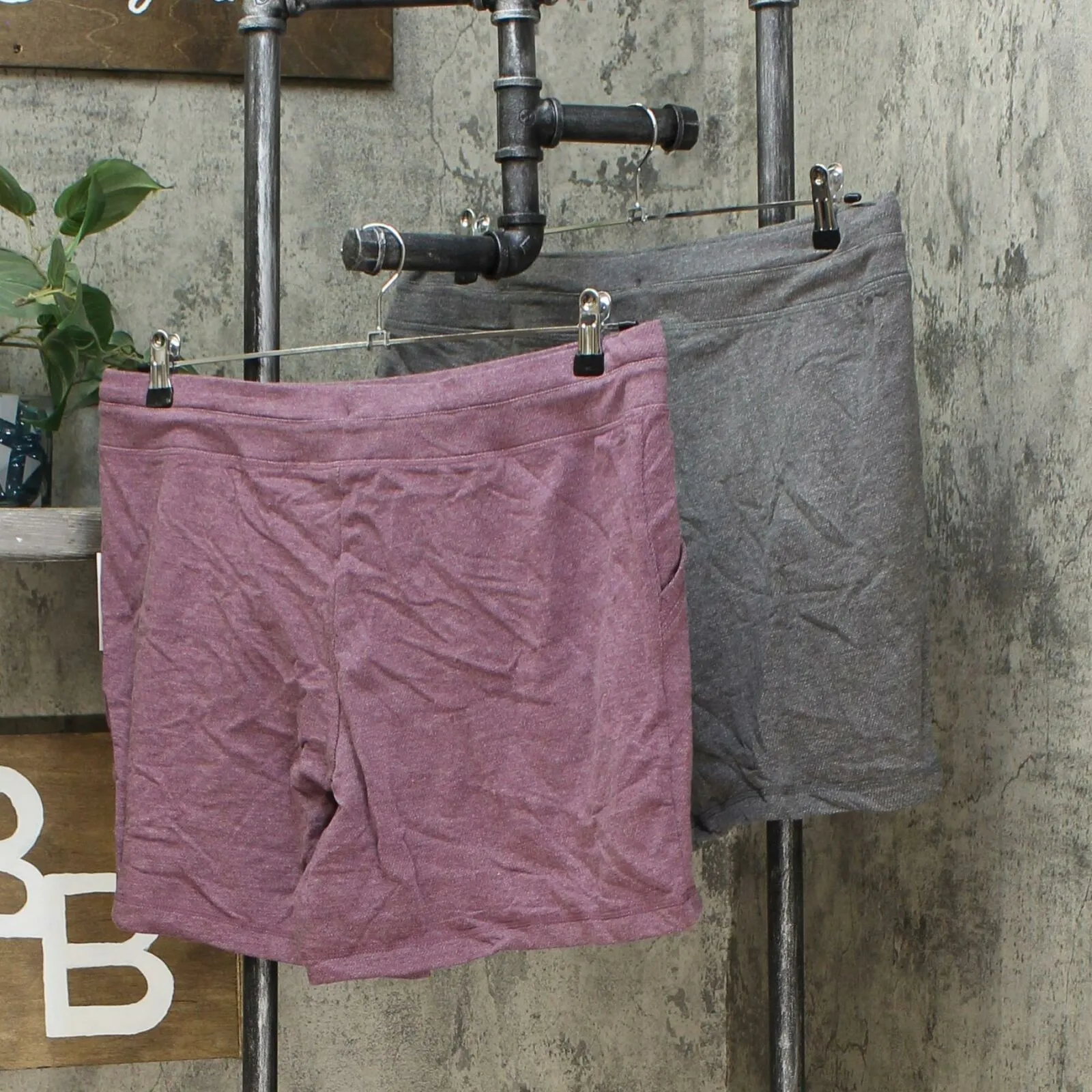NWT 32 Degrees Cool Women s 2 Pack Pull-On French Terry Shorts. 1369424 S