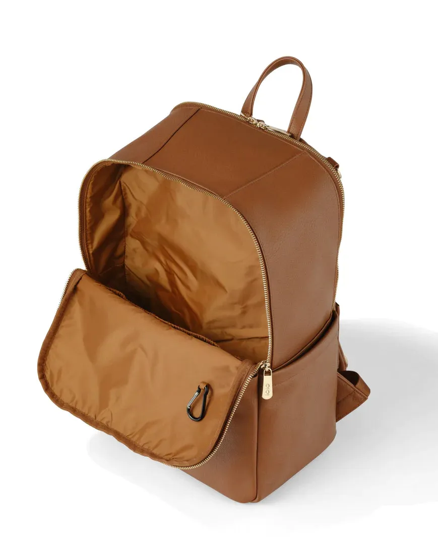 OiOi Mulitasker Nappy Backpack - Chestnut
