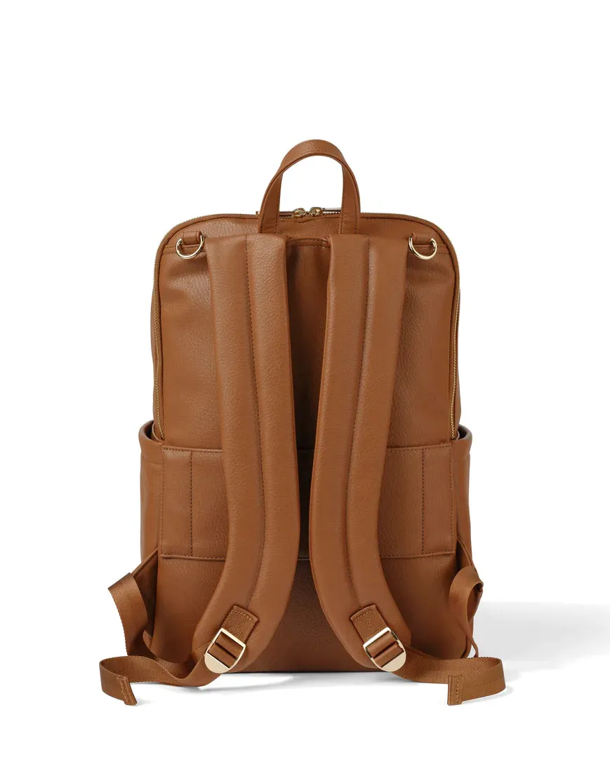 OiOi Mulitasker Nappy Backpack - Chestnut