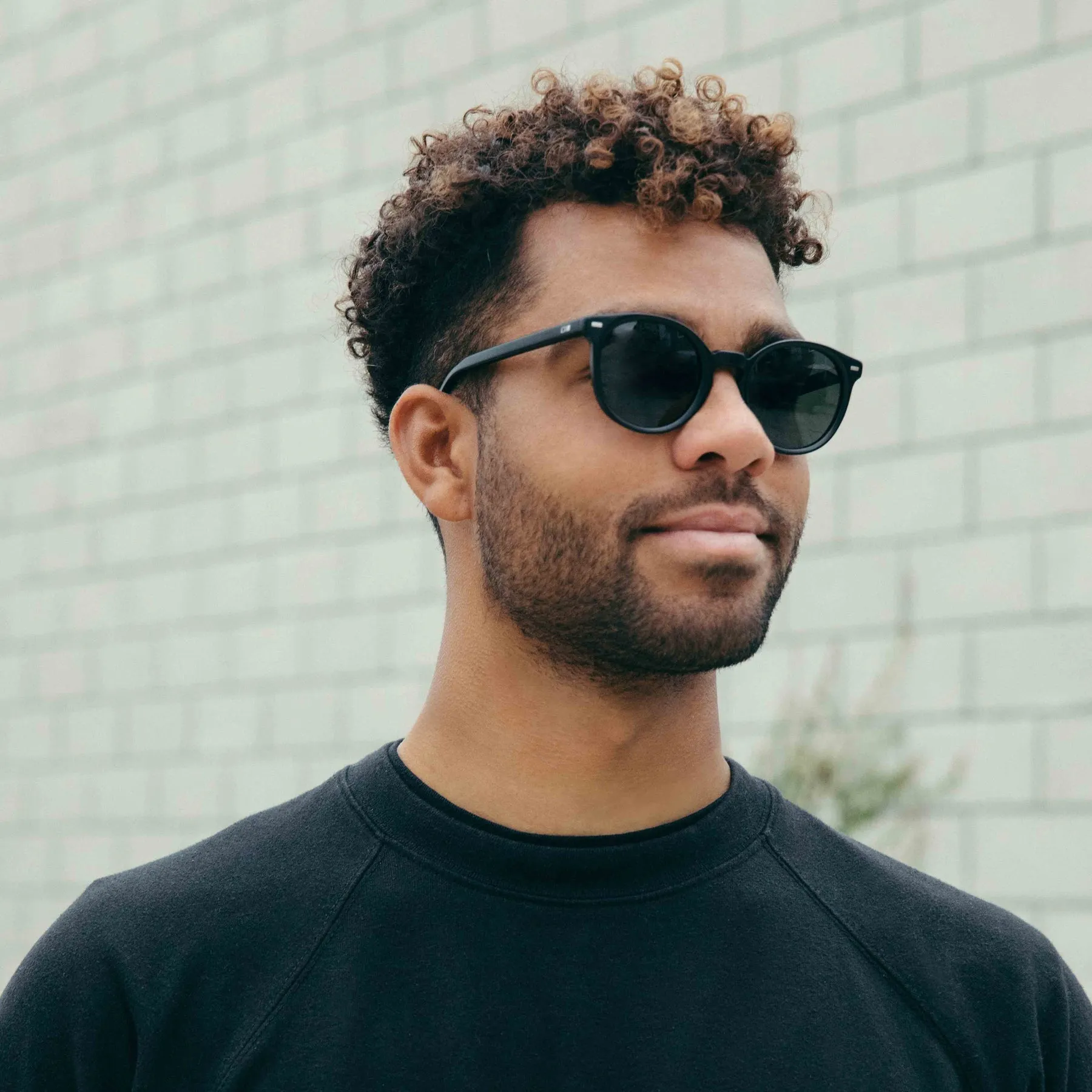 OMAR VINTAGE - Eco Matte Black / Brown