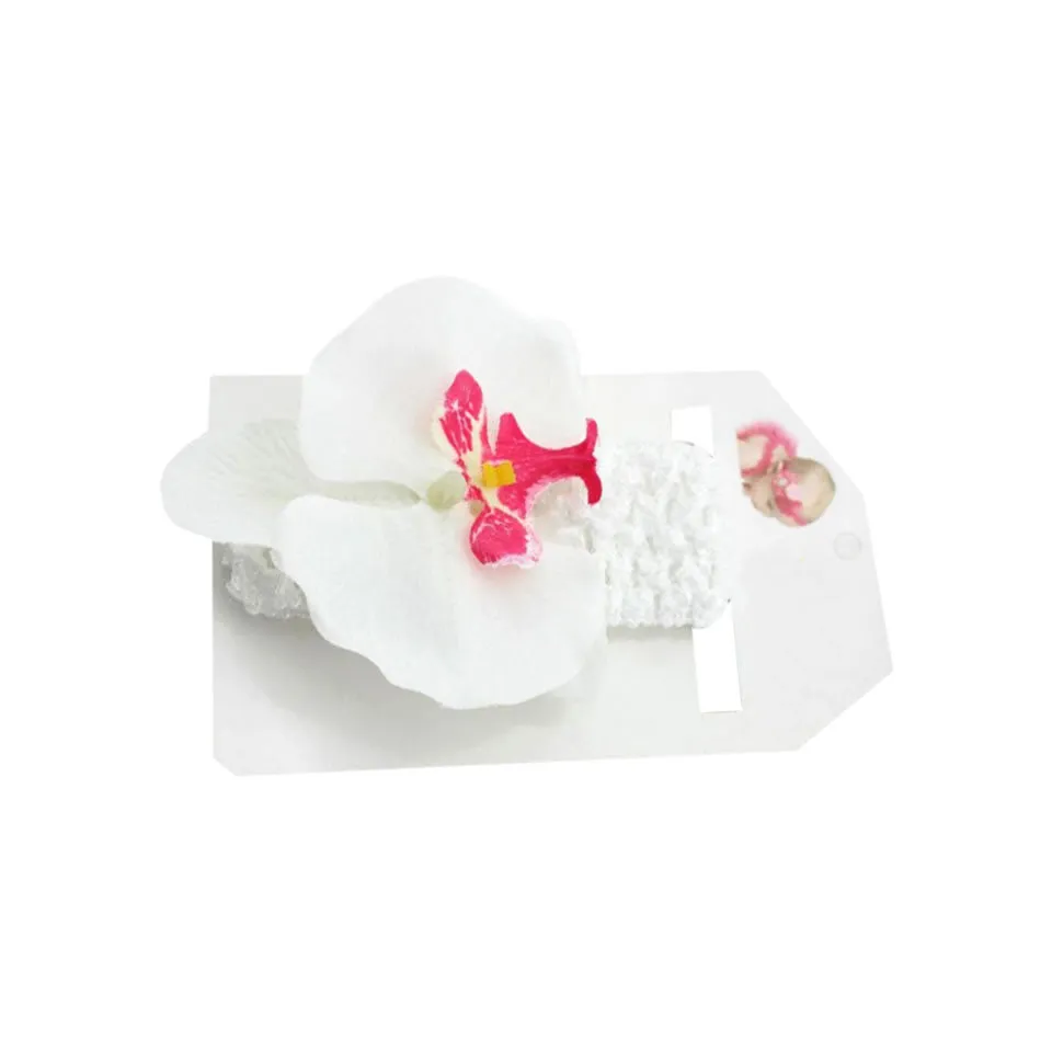 Orchid Headband - Pink, Purple, Green, Yellow and White