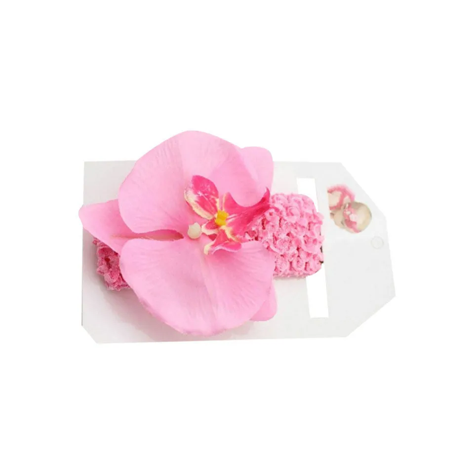 Orchid Headband - Pink, Purple, Green, Yellow and White