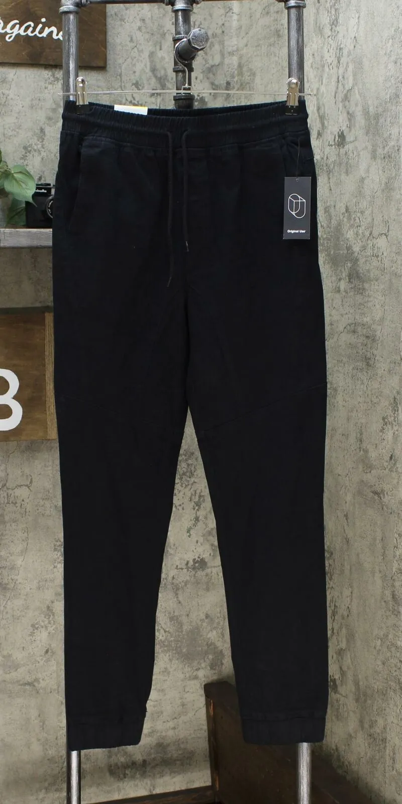 Original Use Men's Mid Rise Paneled Woven Joggers Pants