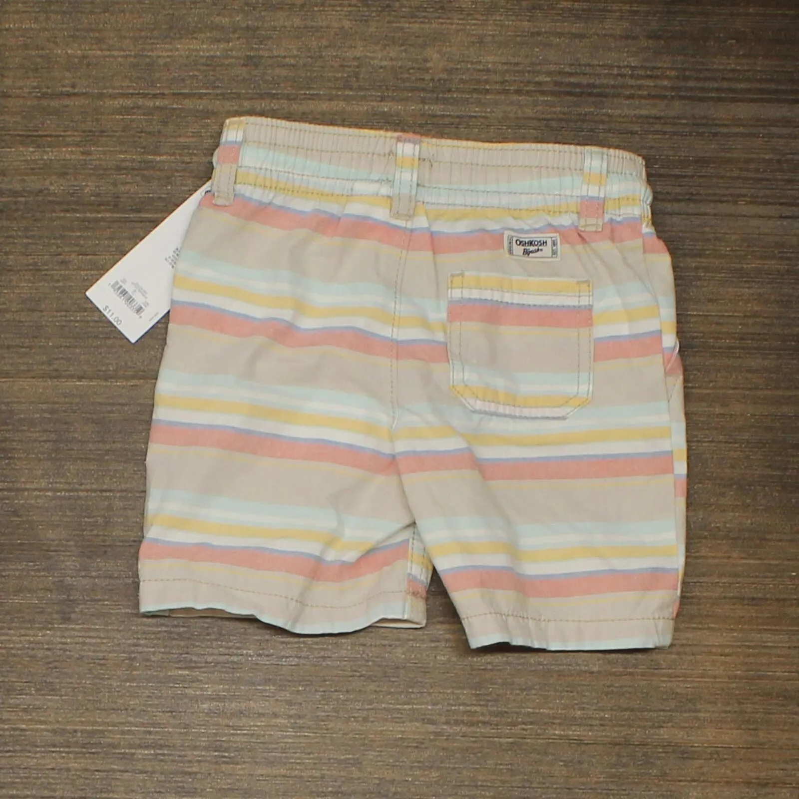 Oshkosh B'gosh Toddler Boys' Striped Woven Pull-On Shorts