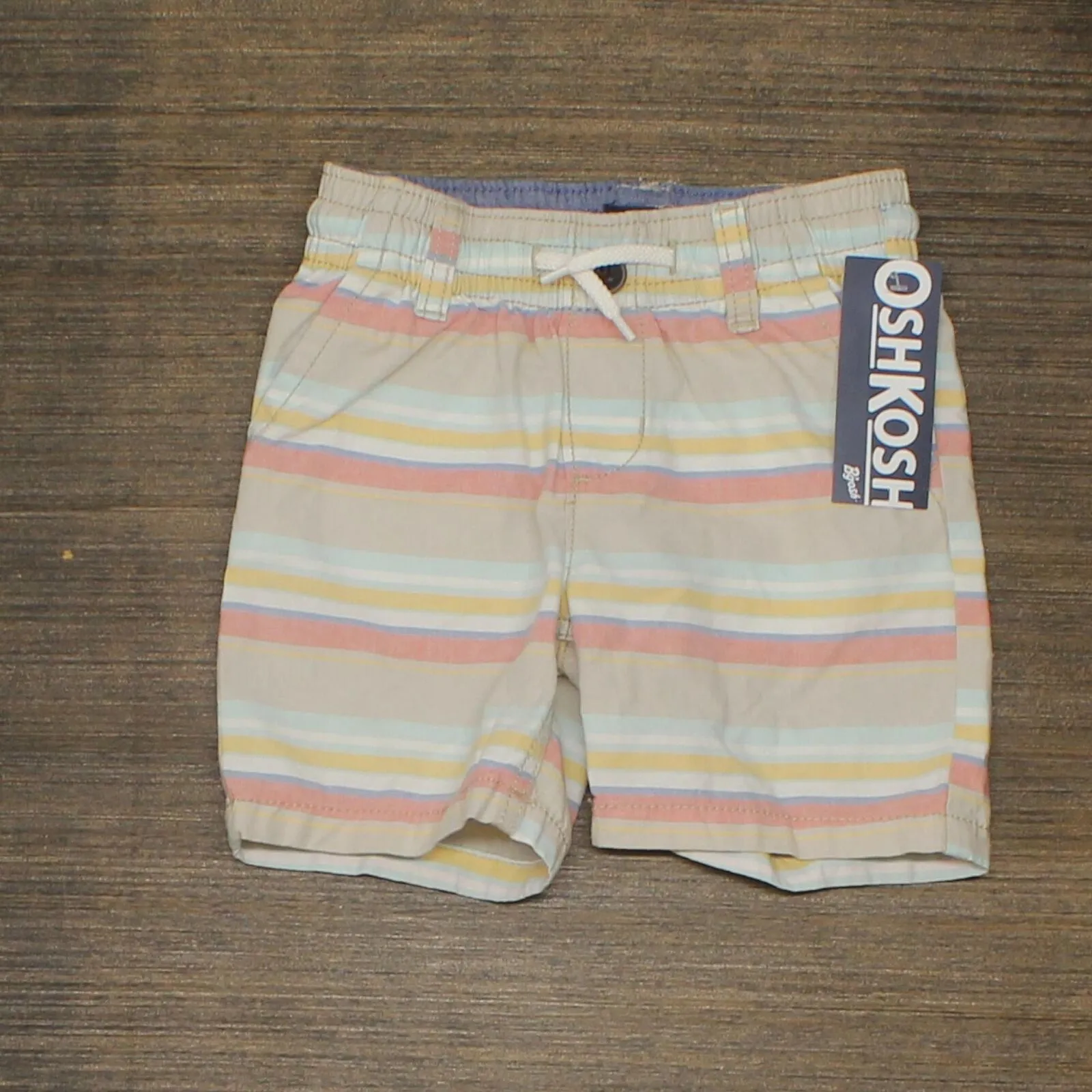 Oshkosh B'gosh Toddler Boys' Striped Woven Pull-On Shorts