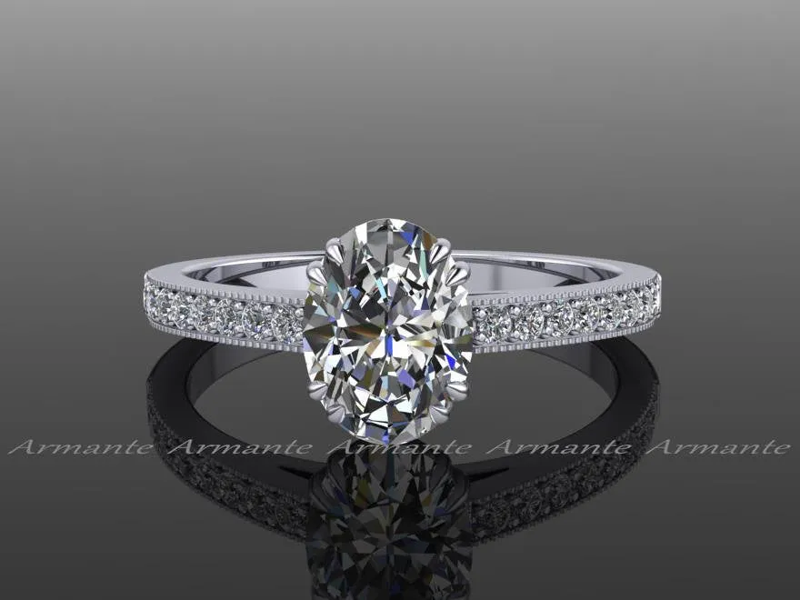 Oval Cut Engagement Ring