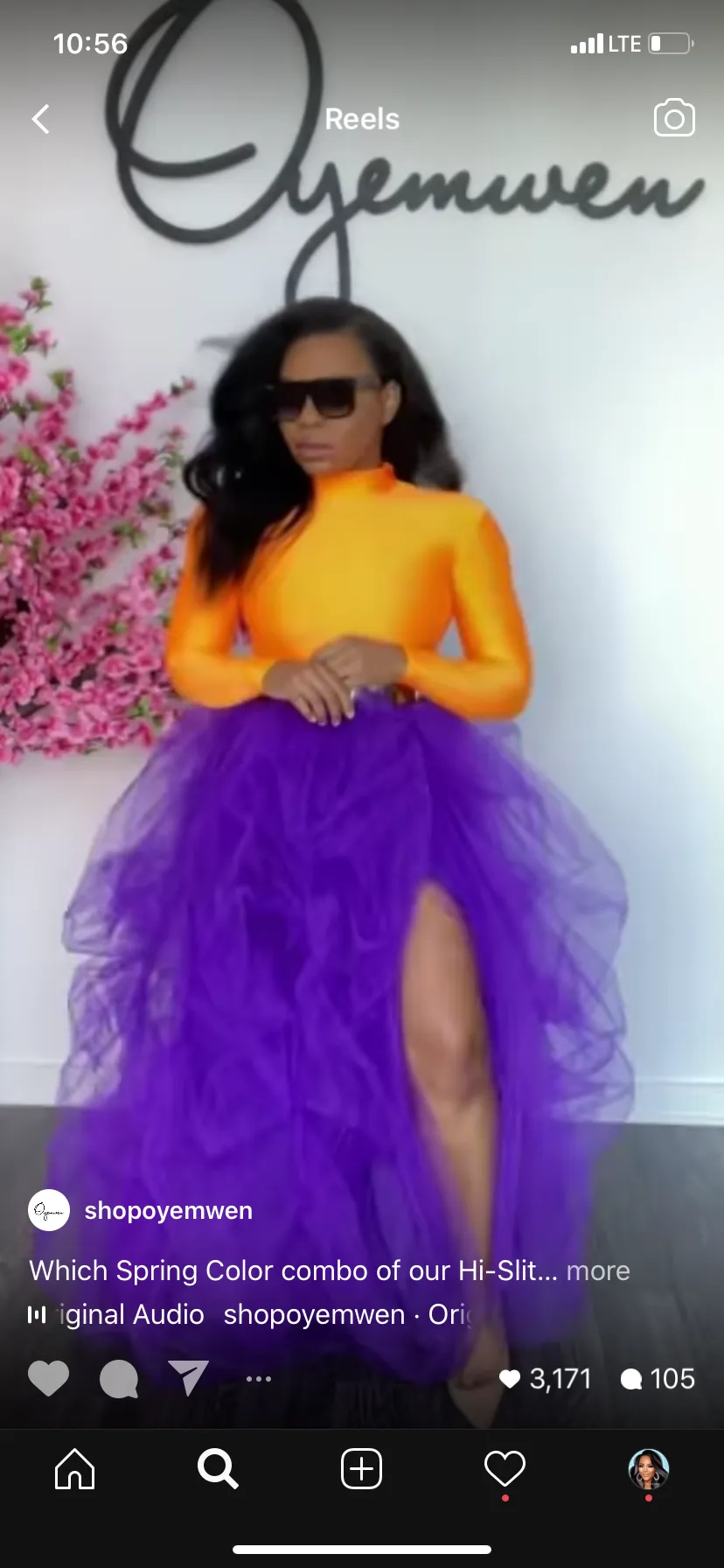 Oyemwen Long Sleeve Stretch Top (Various Colors Available)