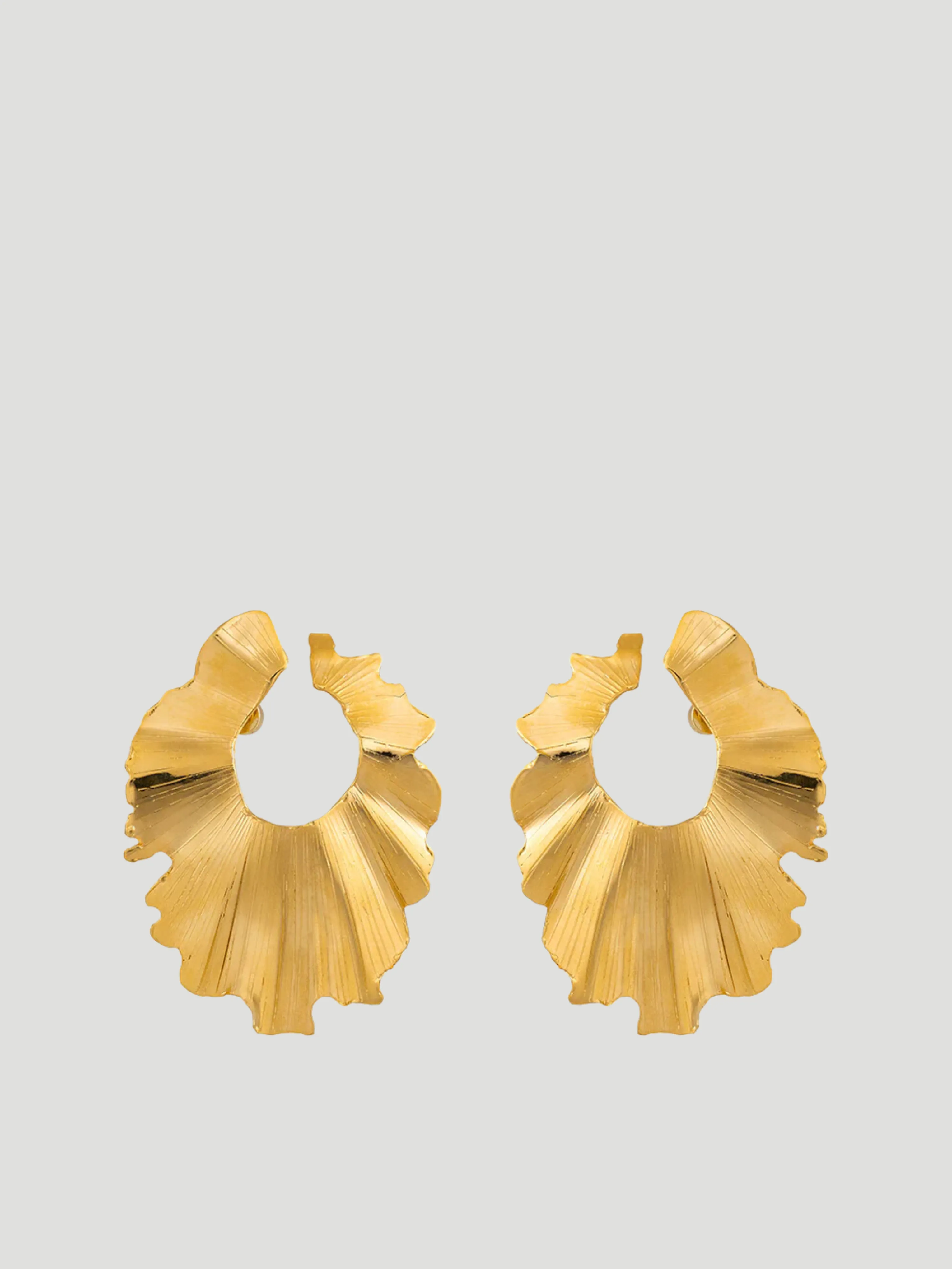 Palm Leaf Earrings