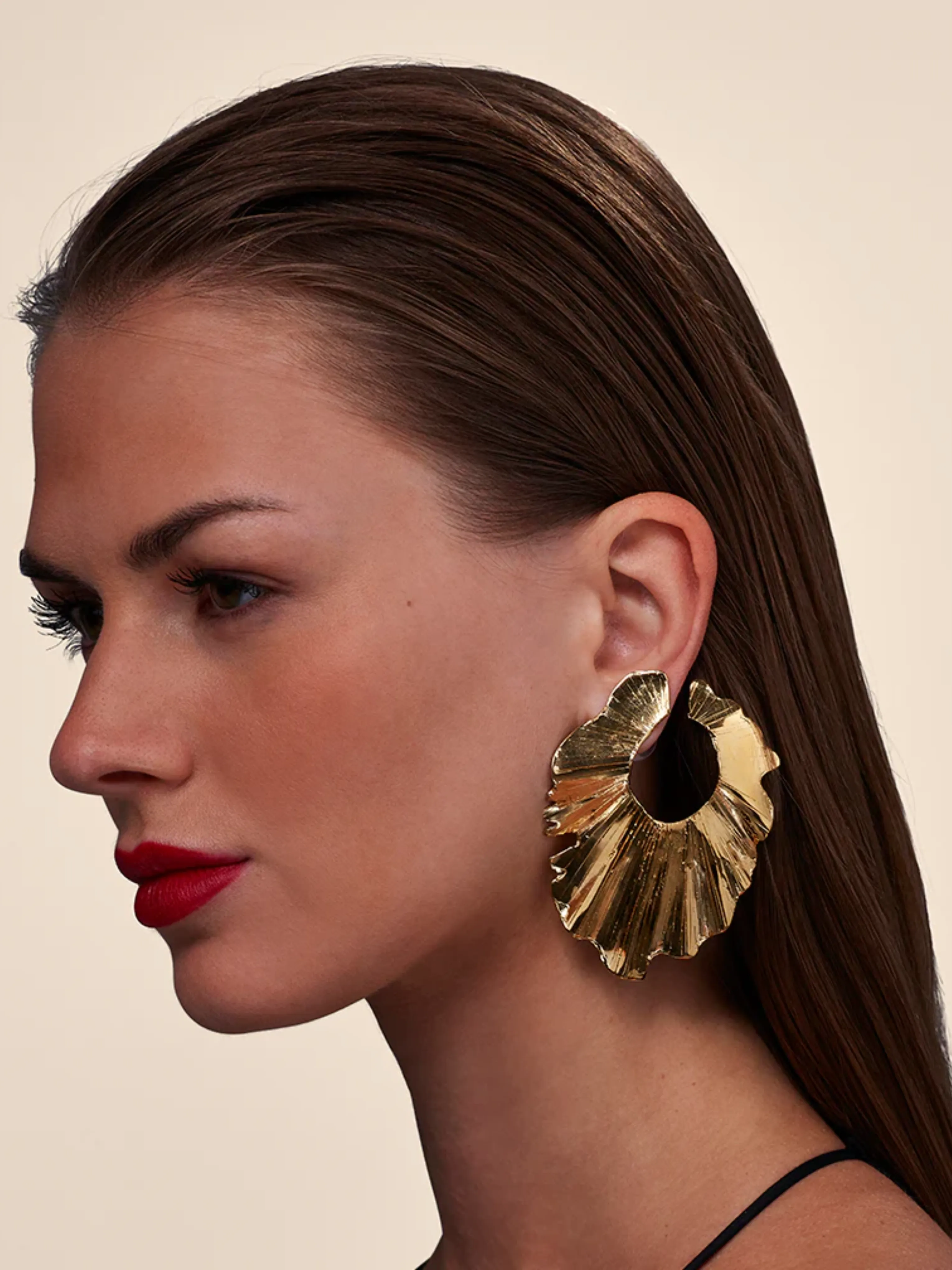 Palm Leaf Earrings