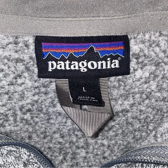 Patagonia “Better Sweater” Gray Fleece Jacket, Size Large
