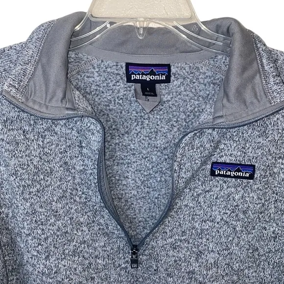 Patagonia “Better Sweater” Gray Fleece Jacket, Size Large