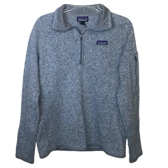 Patagonia “Better Sweater” Gray Fleece Jacket, Size Large