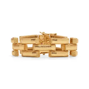 Pathway Link Gold Bracelet