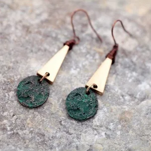 Patina Drop Earrings