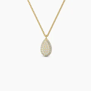 Pear Shaped AMoré Pavé Necklace With 0.35 ct. Diamonds