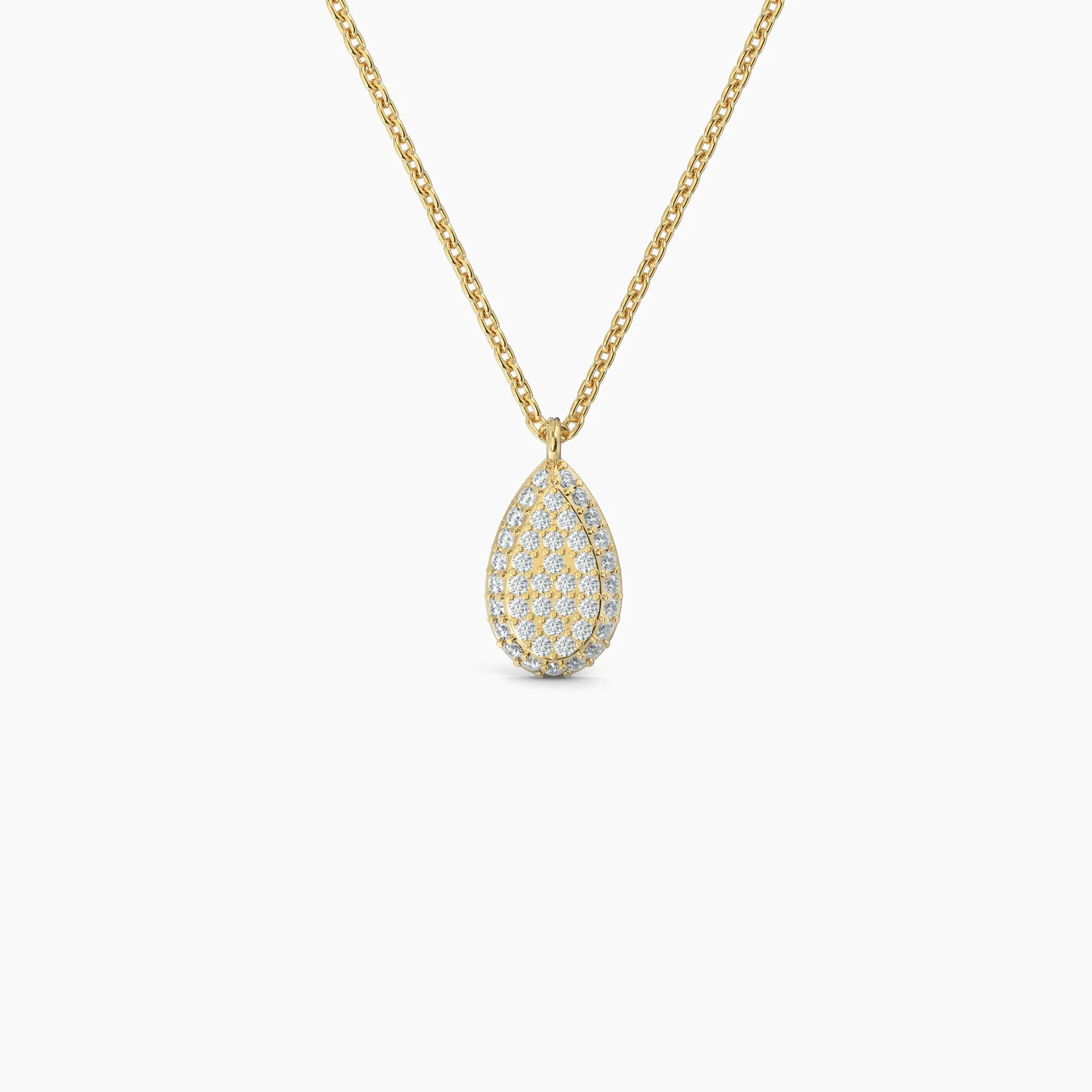Pear Shaped AMoré Pavé Necklace With 0.35 ct. Diamonds