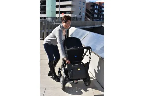 Perry Mum Tote - Charcoal