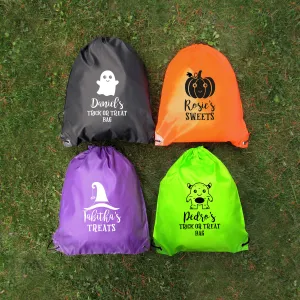 Personalised Kids Halloween Bags - Various Designs