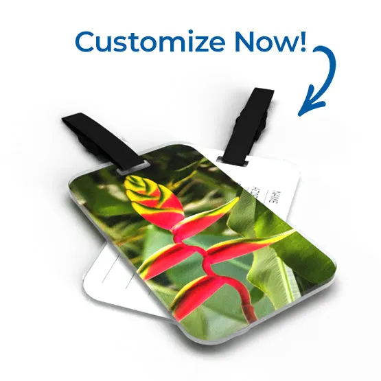 Personalized Luggage Tag with Card Insert