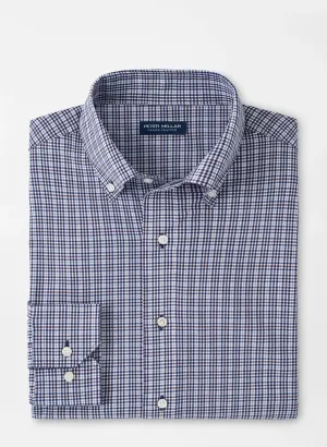 Peter Millar Berkshire Poplin Sport Shirt - Navy