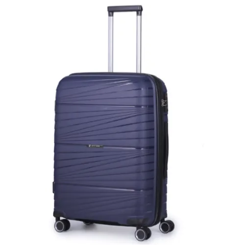 Pierre Cardin Montepellier Hard Case Navy Polypropylene