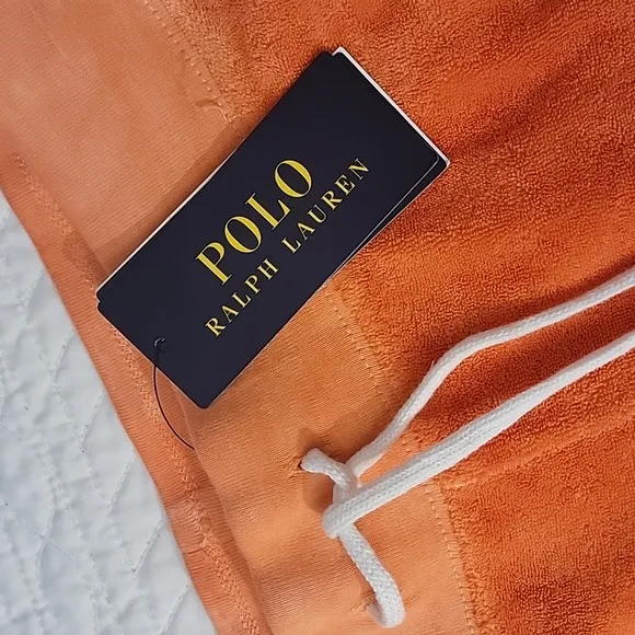 Polo Ralph Lauren Terry Beach Dye Pull Up Drawstring Shorts Size Large