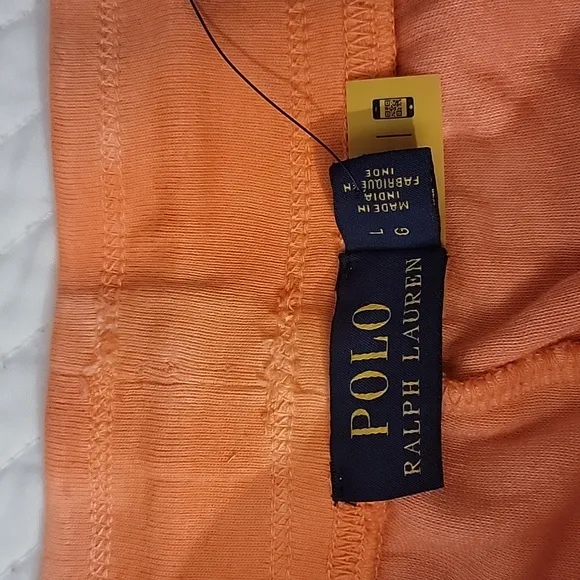 Polo Ralph Lauren Terry Beach Dye Pull Up Drawstring Shorts Size Large