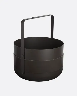 Powder Coated Wood Basket
