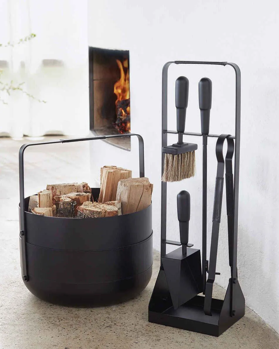 Powder Coated Wood Basket
