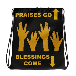 Praises Up Drawstring bag