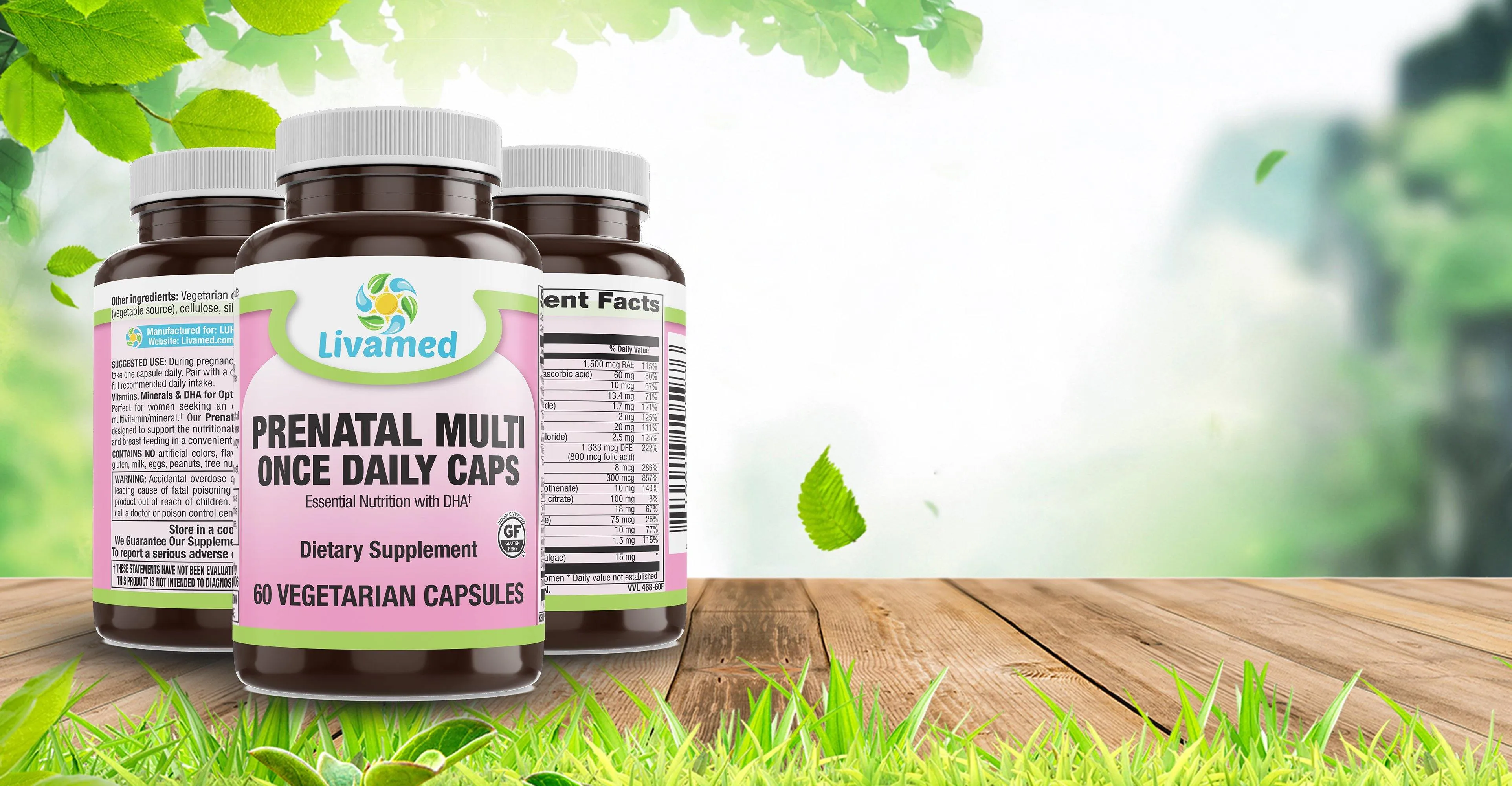 Prenatal Once Daily Veg Caps 60 Count