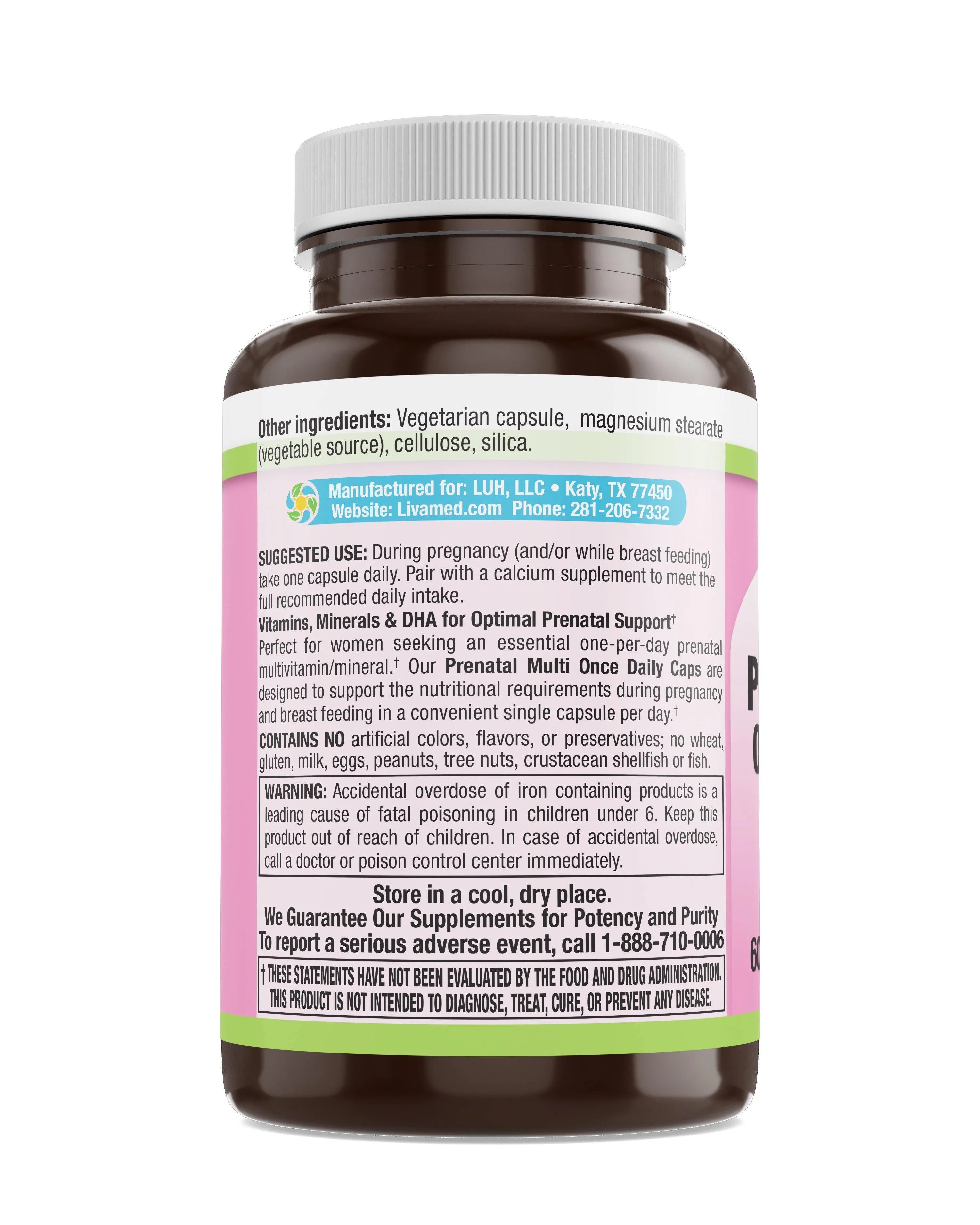 Prenatal Once Daily Veg Caps 60 Count