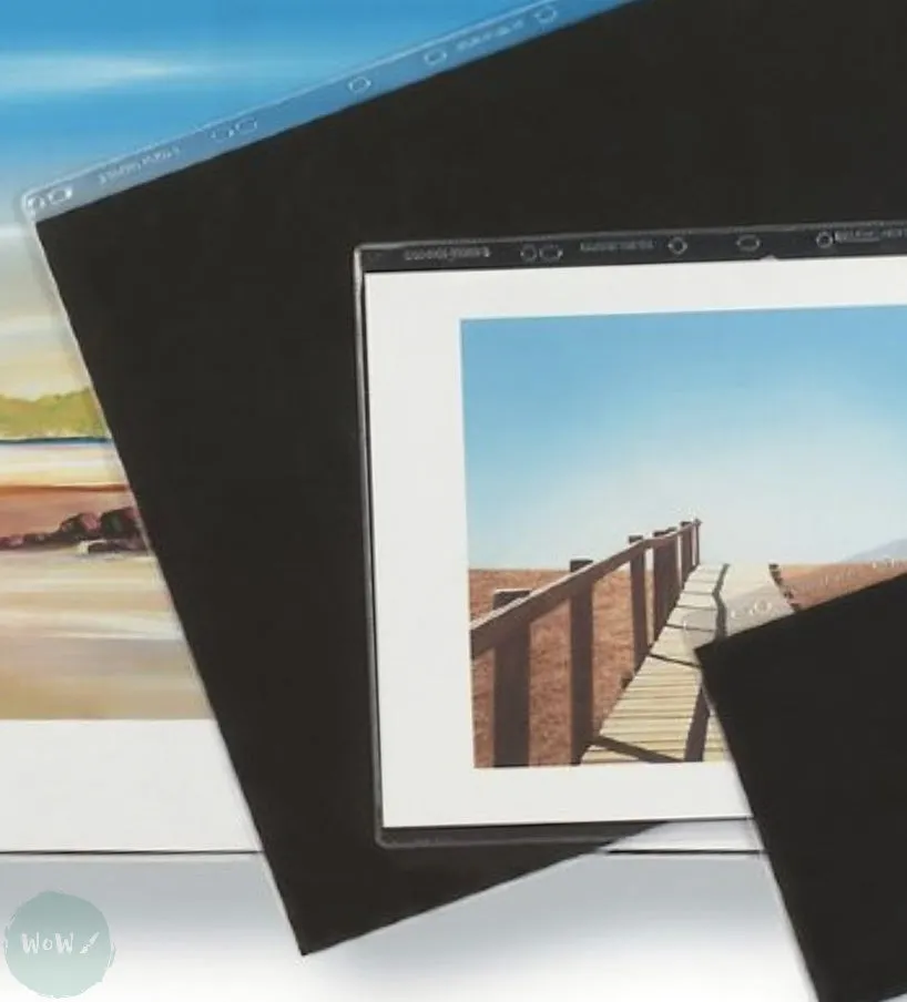 Presentation Portfolio with rings- Heavy Gauge Display Sleeves- Singles A2