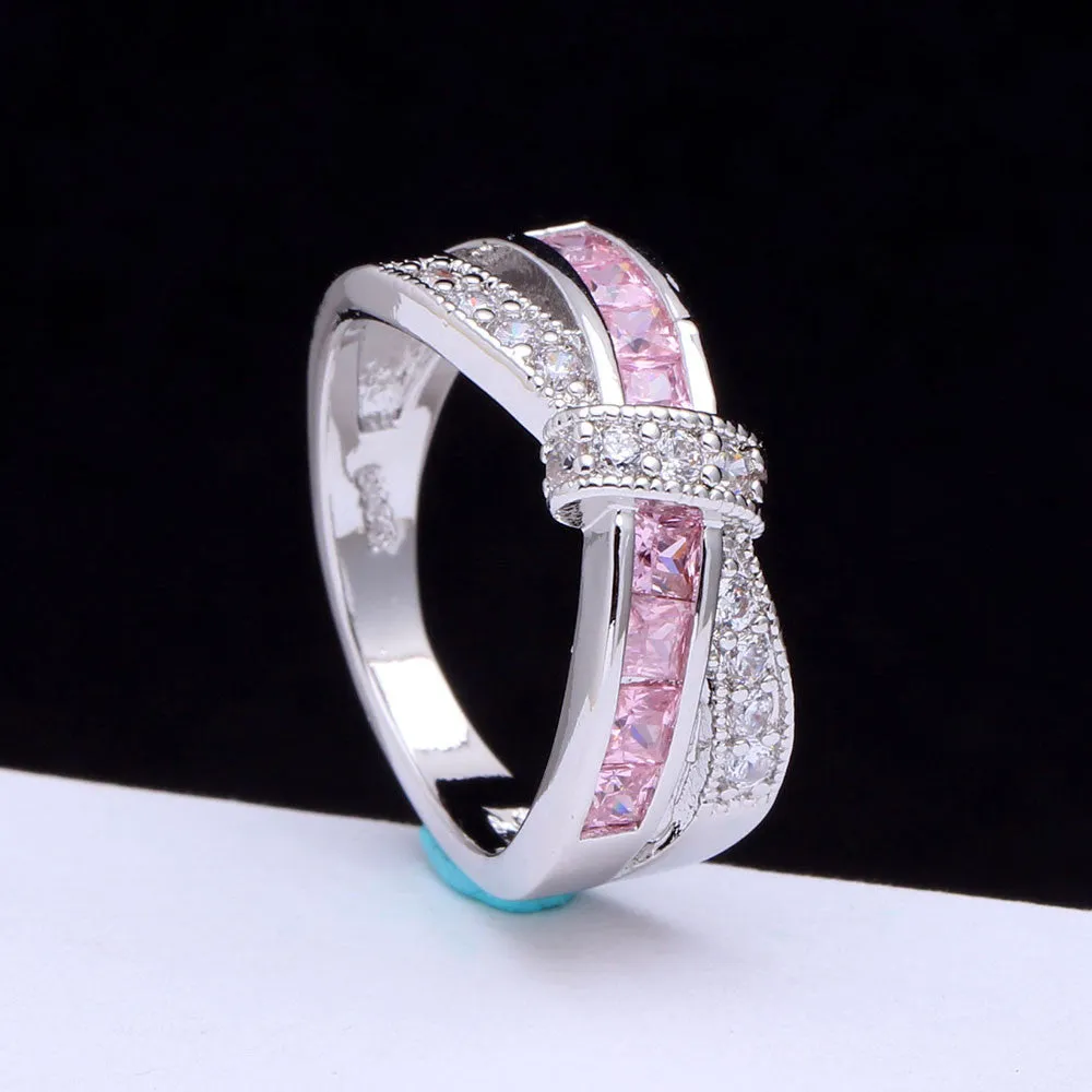 Pretty Princess White Aquamarine Ring